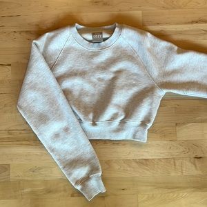 Aritzia TNA cropped crewneck